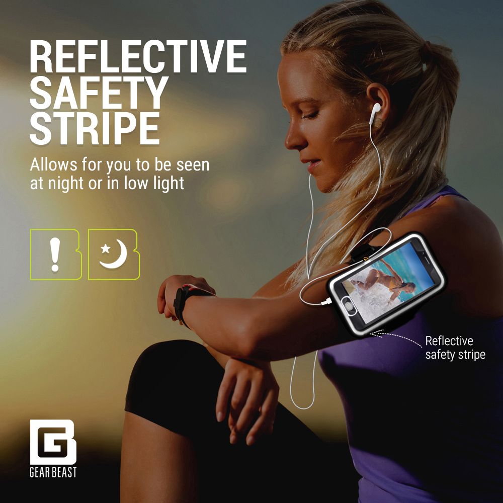 Gear Beast Reflective Safety Band with TapTouch