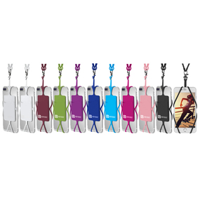 Universal Smartphone Lanyard / Wrist Strap With ID Card Slot For iPhone 7, 7 Plus, 6S, 6 Plus, Galaxy S7, S6 Edge, Note 5, 4 and Other Mobile Phones