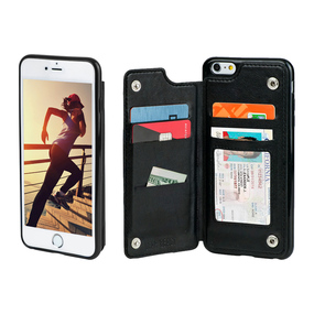 TopView Dual Rear Folio Wallet Case for iPhone 6s & iPhone 6